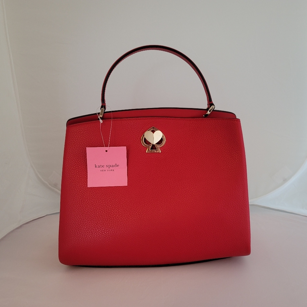 Kate Spade Romy medium satchel in hot chili